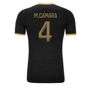 AS Monaco Mohamed Camara #4 Replika Udebanetrøje 2023-24 Kortærmet